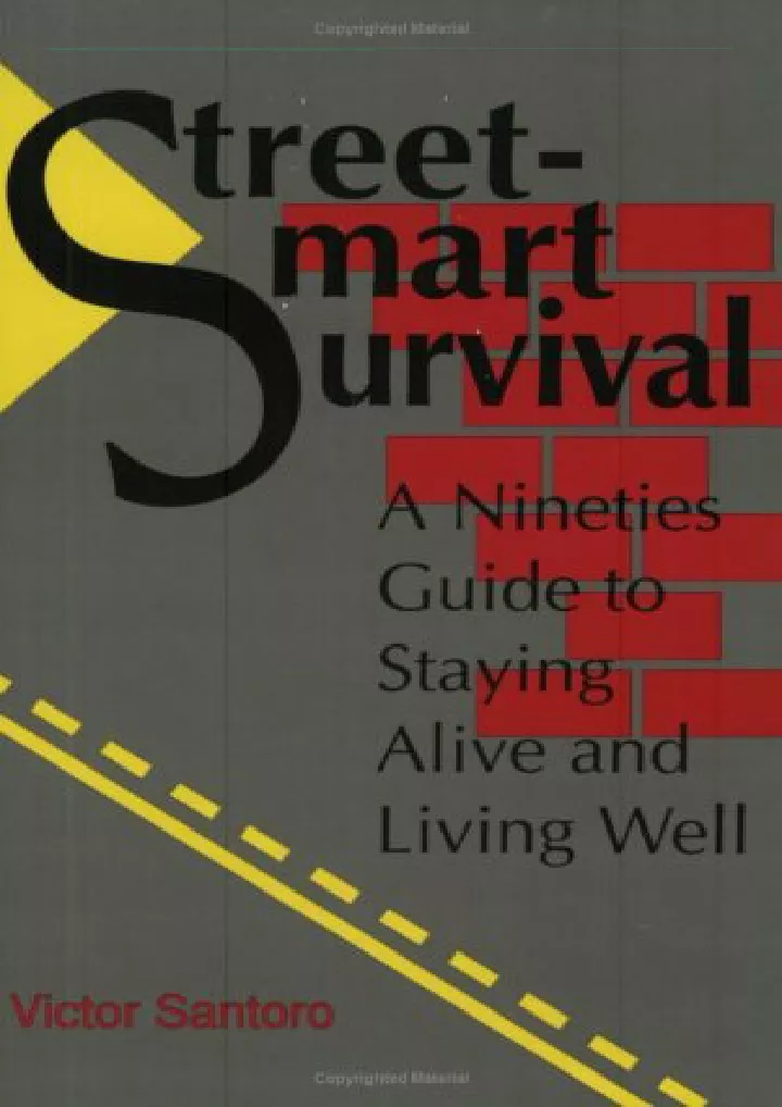 street smart survival a nineties guide to staying