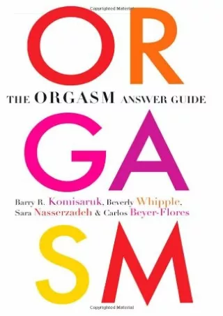 READ [PDF] The Orgasm Answer Guide free