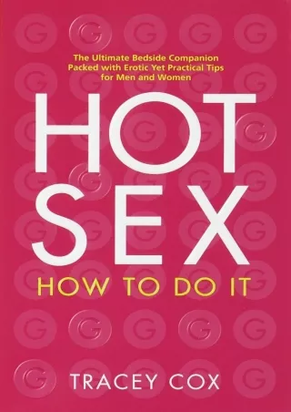 PDF_ Hot Sex: How to Do It full