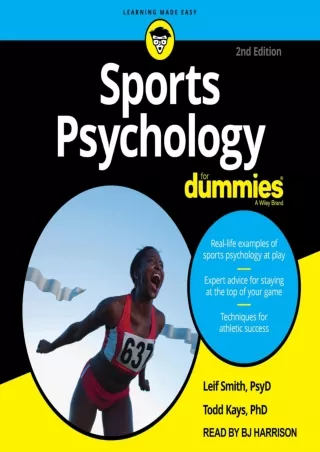 PDF Read Online Sports Psychology for Dummies, 2nd Edition kindle