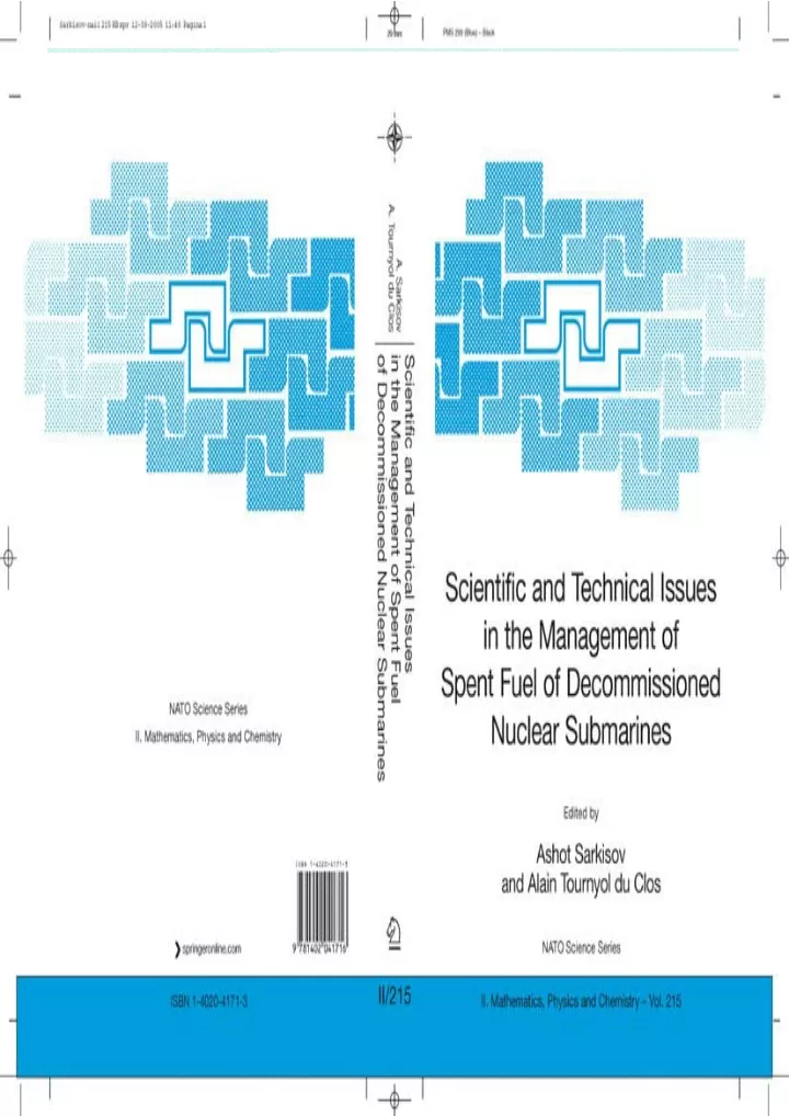 scientific and technical issues in the management