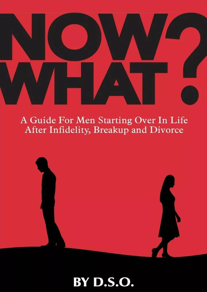 now what a guide for men starting over in life