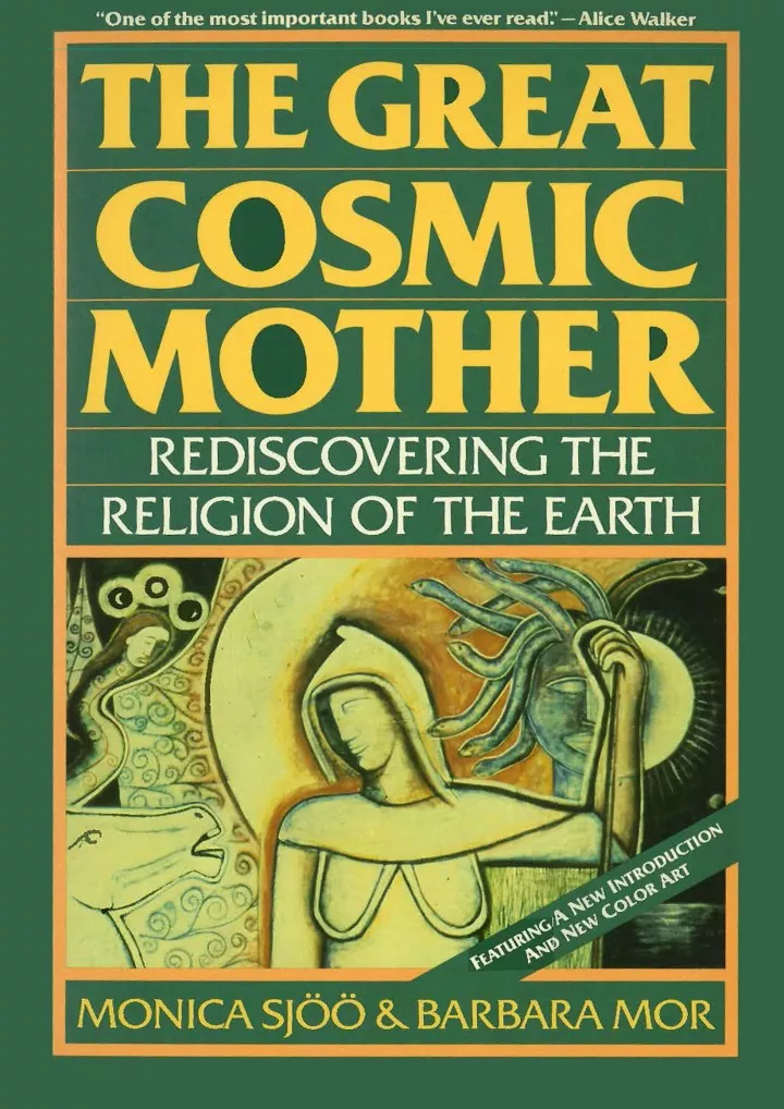 the great cosmic mother rediscovering