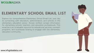 Elementary School Email List - InfoGlobalData