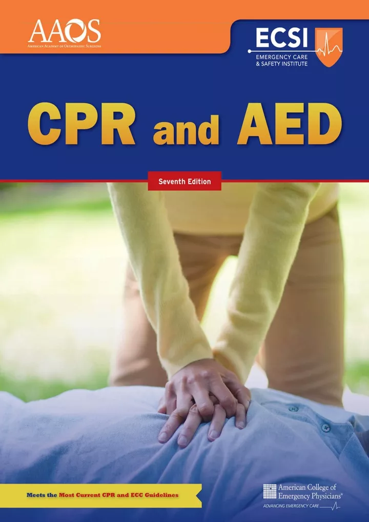cpr and aed orange book download pdf read