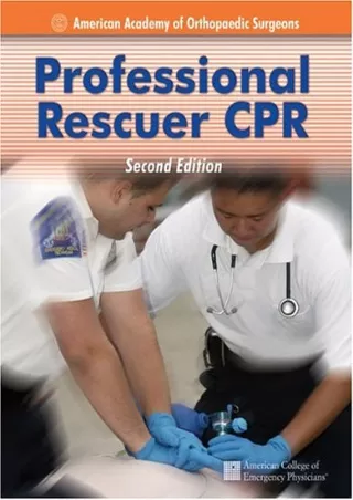 DOWNLOAD [PDF] Professional Rescuer CPR free