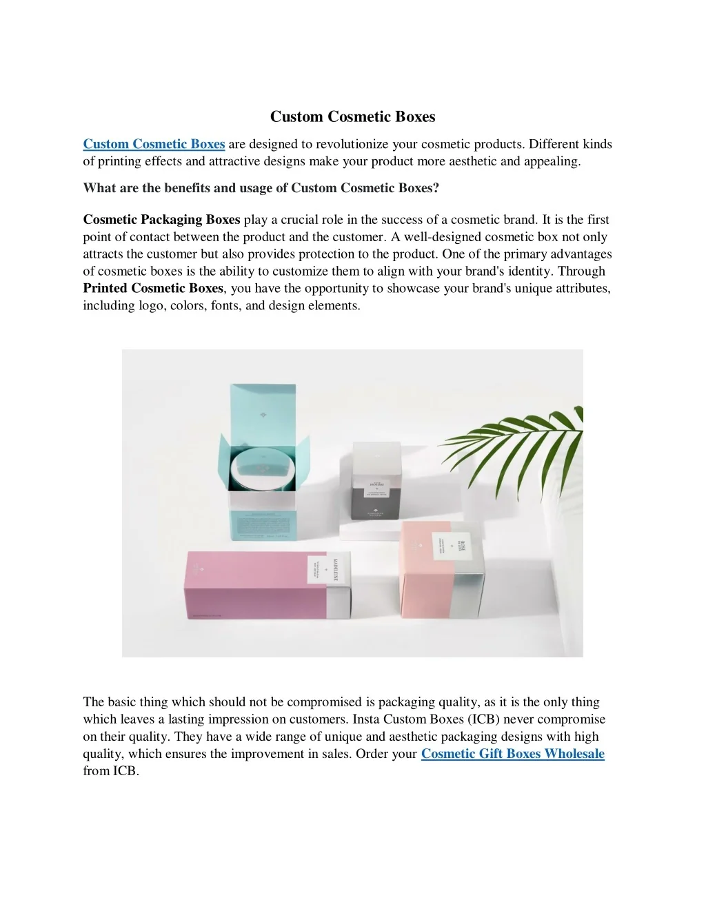 PPT - Custom Cosmetic Boxes PowerPoint Presentation, free download - ID ...