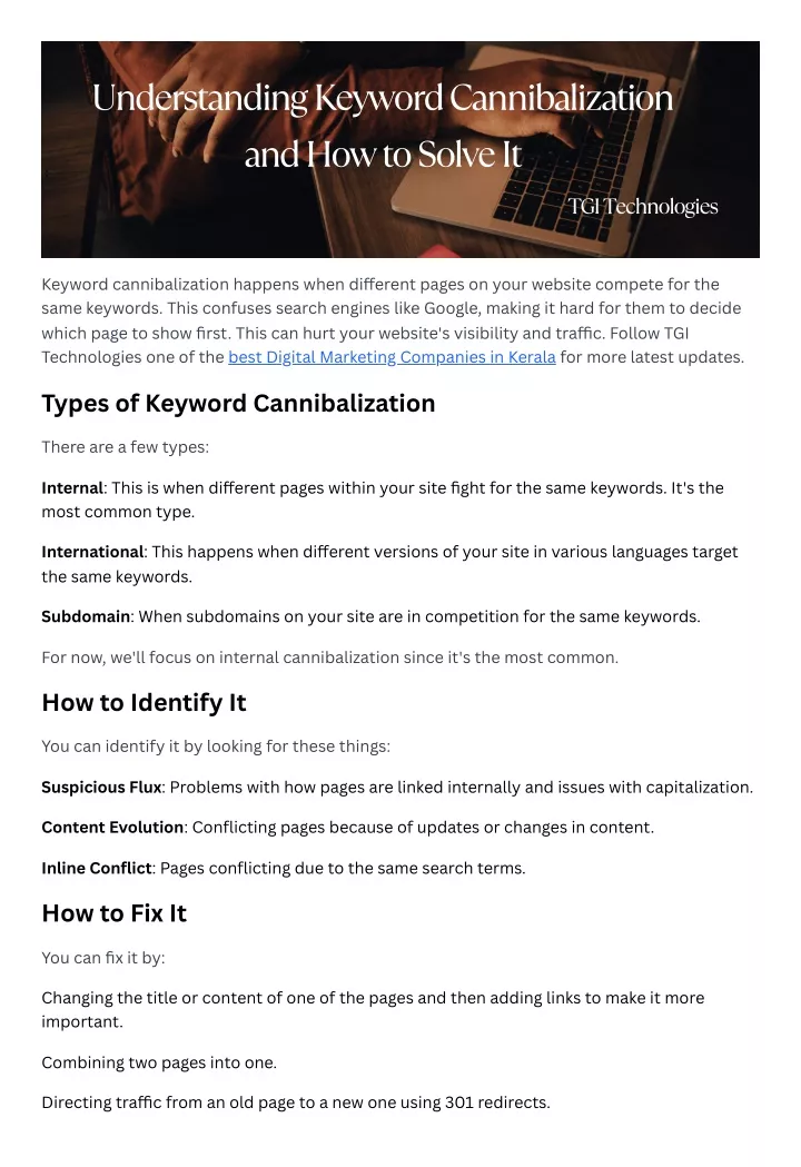 understanding keyword cannibalization