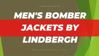 Shop Now: The Best Bomber Jackets from Lindbergh