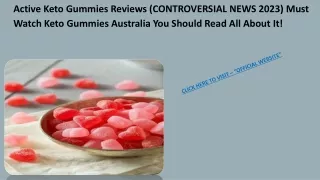 active keto gummies reviews controversial news