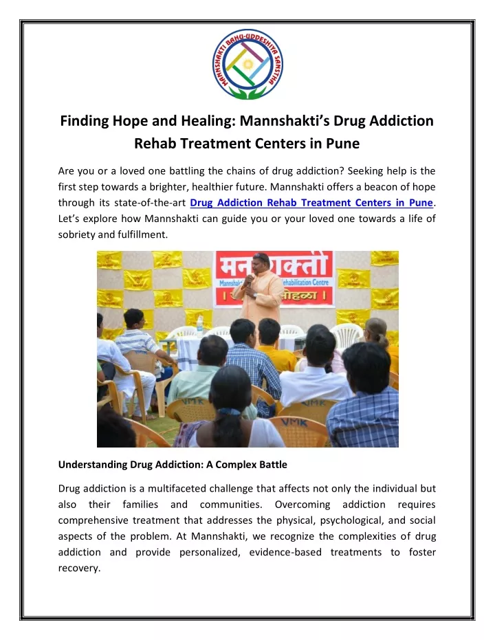 finding hope and healing mannshakti s drug