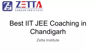 Best IIT JEE Coaching in Chandigarh