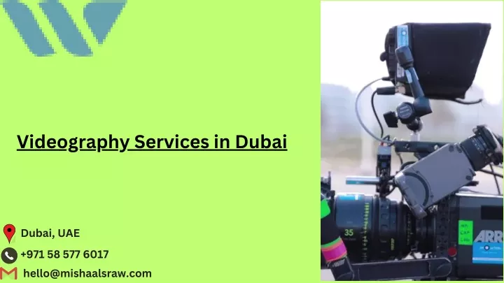videography services in dubai
