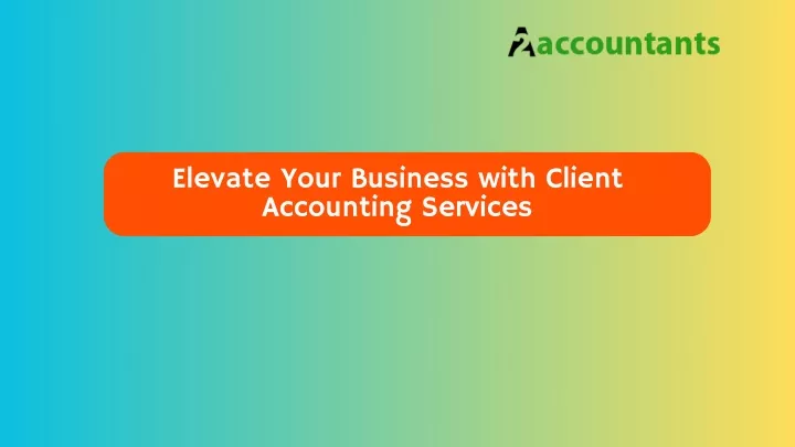 elevate your business with client accounting