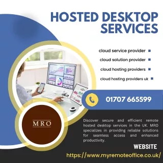 Remote Hosting Desktop Services Provider In UK