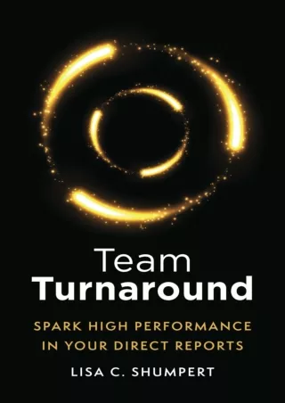 [PDF READ ONLINE] Team Turnaround: Spark High Performance in Your Direct Reports