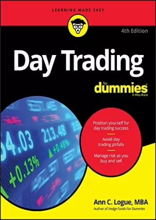 Download Book [PDF] Day Trading For Dummies