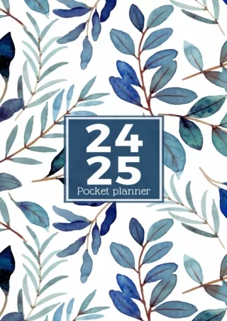 [READ DOWNLOAD] Pocket Planner 2024-2025: Two Year Purse Size Agenda (Monthly Organizer From