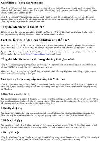 gi i thi u v t ng i mobifone