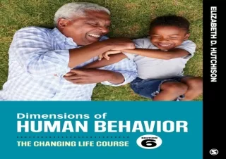 PDF Dimensions of Human Behavior: The Changing Life Course