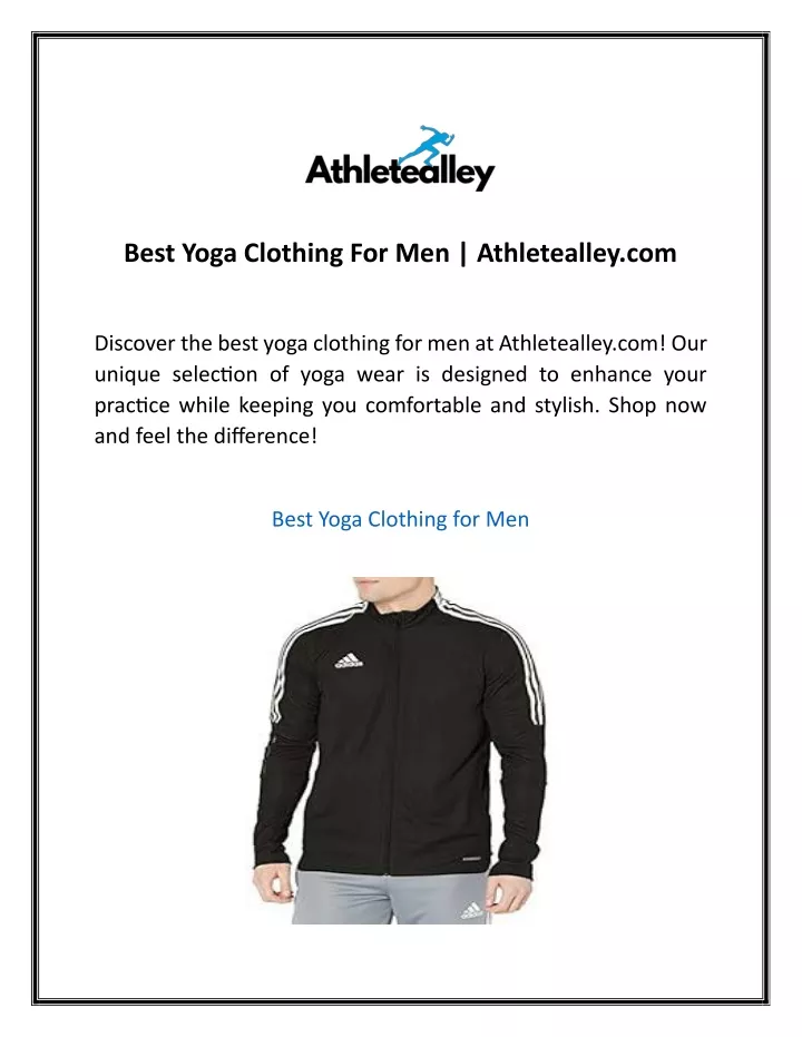 best yoga clothing for men athletealley com