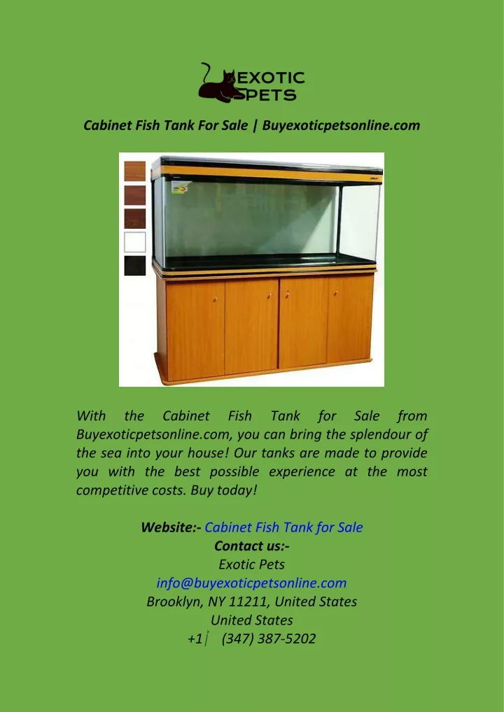 cabinet fish tank for sale buyexoticpetsonline com