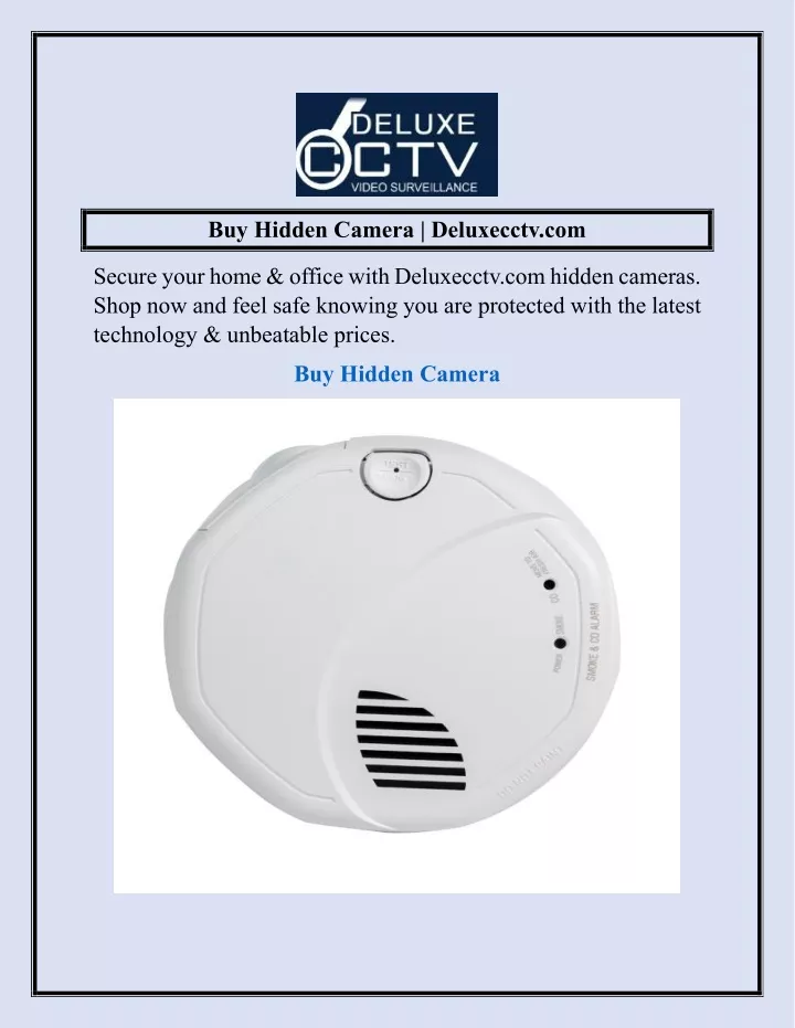 buy hidden camera deluxecctv com