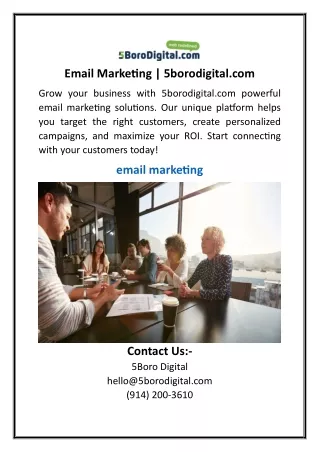 Email Marketing  5borodigital.com