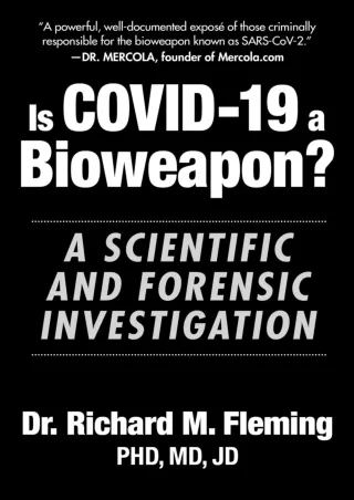 get [PDF] Download Is COVID-19 a Bioweapon?: A Scientific and Forensic Investigation