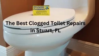 The Best Clogged Toilet Repairs in Stuart, FL