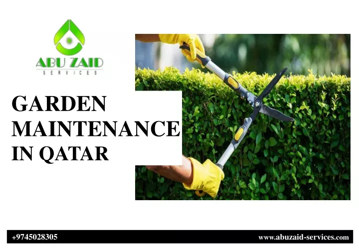 garden maintenance in qatar