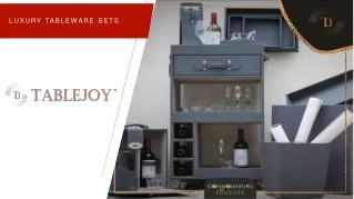 luxury tableware sets