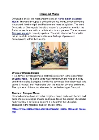dhrupad music