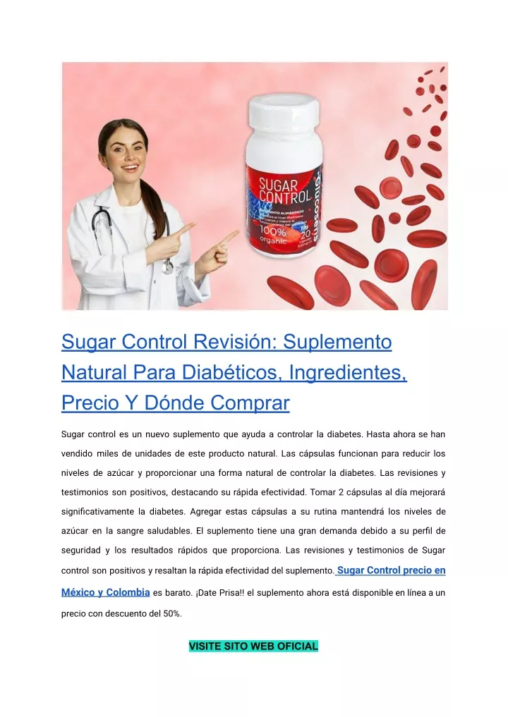 sugar control revisi n suplemento natural para