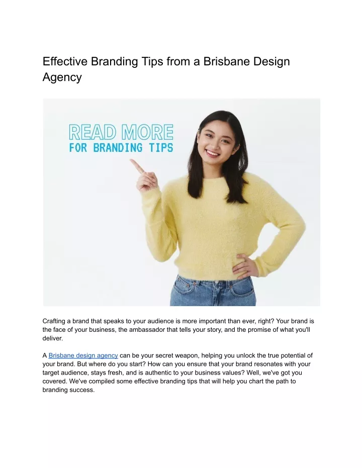 effective branding tips from a brisbane design