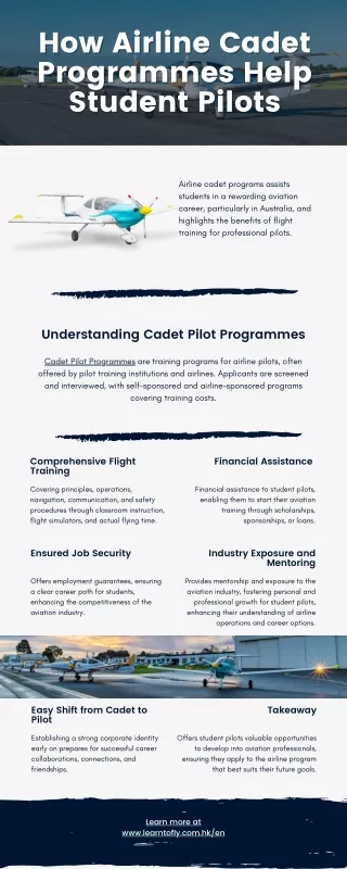 How Airline Cadet Programmes Help Student Pilots