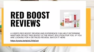 red boost reviews
