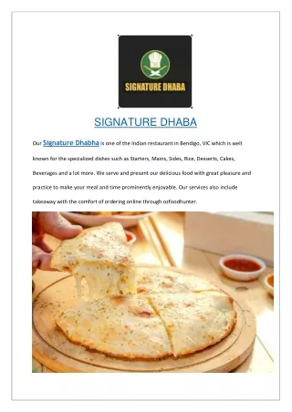 signature dhaba