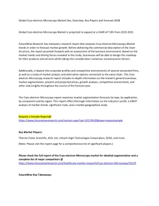global cryo electron microscopy market size
