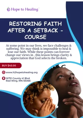 Restoring Faith After a Setback: Transform Your Life
