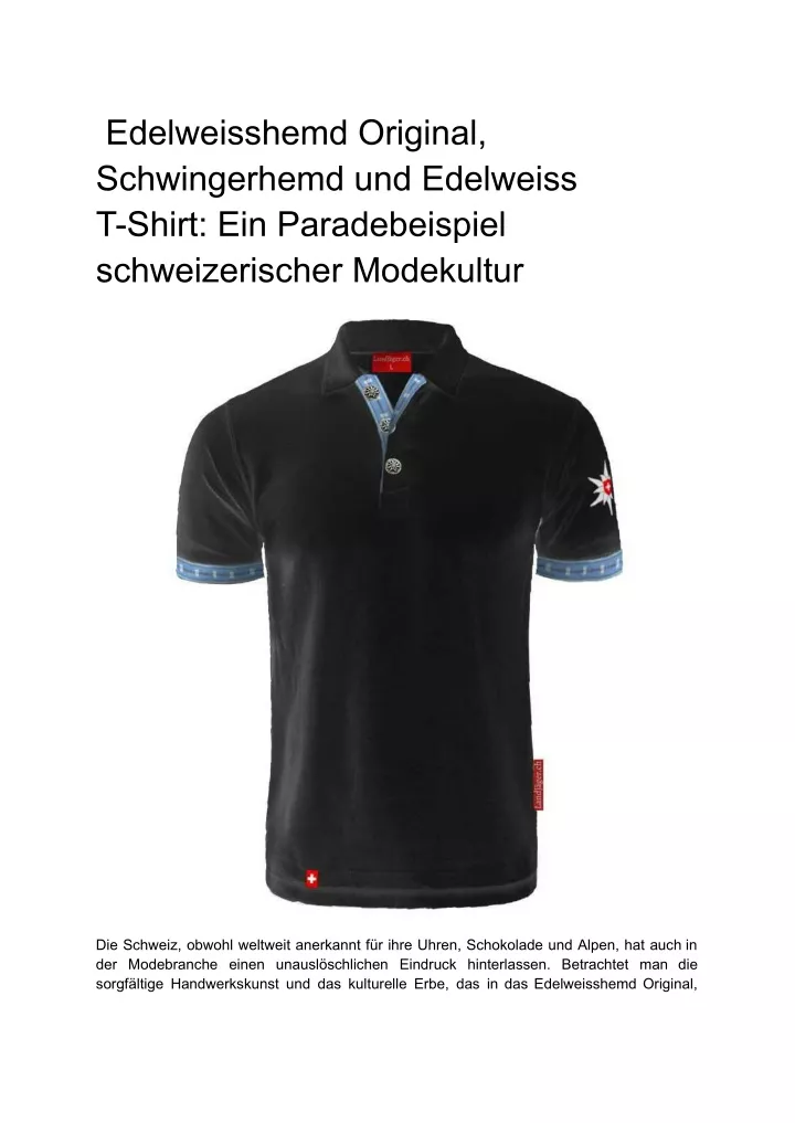 edelweisshemd original schwingerhemd