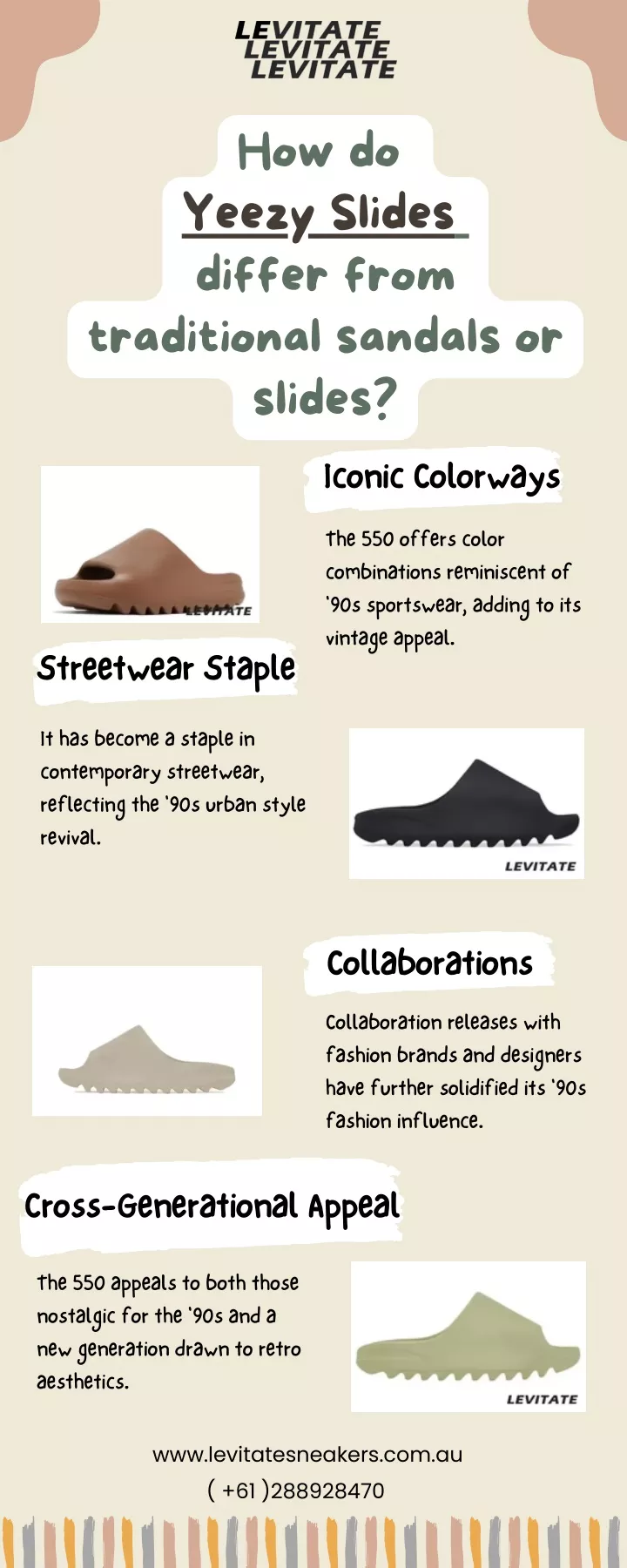 how do yeezy slides differ from traditional