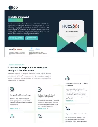 HubSpot Email Templates Services