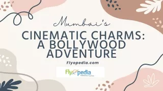 Cinematic Charms A Bollywood Adventure