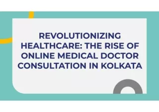 online medical doctor consultation Kolkata