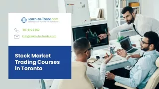 Stock Market Trading Courses in Toronto