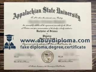 How long to buy Appalachian State University fake degree?