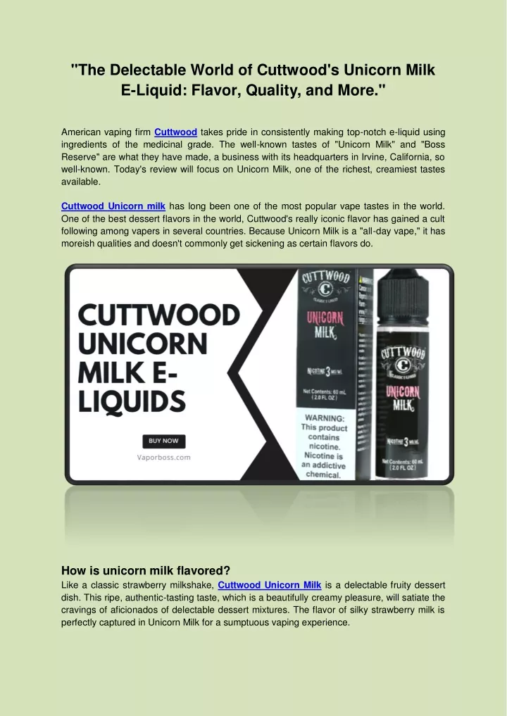 the delectable world of cuttwood s unicorn milk