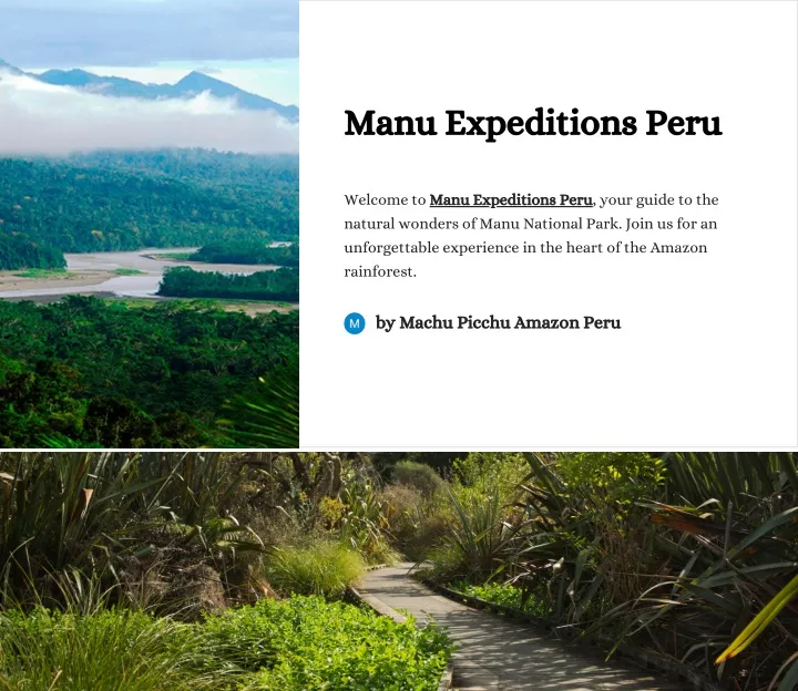 manu expeditions peru