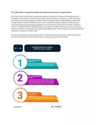 how hr software supports health and wellness